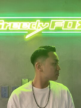 グリーディーフォックス 代々木(Greedy FOX) アップバング/ツーブロックマッシュ/束感/波巻き[シェービング]