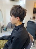 MEN'S HAIRカルマパーママッシュパーマアッシュブラック