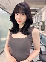 リリー(Lilley)&nbsp;【lilley 稲永麻衣】ダブルカラー+前髪カット+髪質改善+韓国ヘア