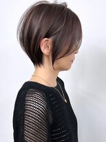 ネイロ バイ ジルブラン 葛西(NeiRo by JIL BLAN)&nbsp;ハイライト白髪ぼかしダブルカラーインナーカラーショートボブ