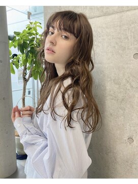 シキ オルガン 大宮(siki ORGAN) ハーフブリーチでオリーブベージュ