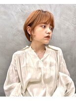 ロンドプロフィール 浦和(Lond profil)&nbsp;前髪カット顔まわりくびれレイヤー外ハネミディボブ