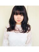【弾力UPパーマ】コテ巻き風SCカールパーマ/カット
