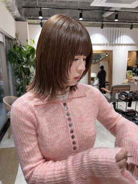 アドア 横浜(ADORE) 【ADORE横浜】レイヤーボブ×グレージュカラー