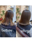 髪質改善再整カラー