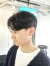 【メンズ限定☆】カット+ワンカールパーマ+アイブロー付き￥16500→￥7980