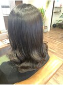 20代30代40代50代☆大人可愛い暗髪×つやつやふんわりセミロング