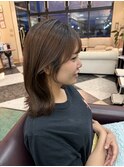 遅れ毛/外ハネミディアム【宮崎市/遅れ毛】