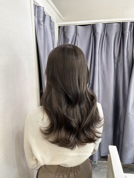 ベビーフェアリー 西宮北口店(Baby Fairy) ブリーチなしダブルカラー／オリーブグレージュ