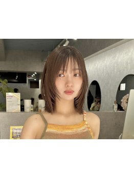 【西中島１分/南方２分】ミリ単位で拘る顔周り/レイヤーカット◎360度どこから見てもキレイに＊