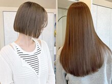 透明感アップでさらに可愛くなる☆ブリーチなしダブルカラー