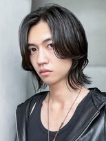 アイティーバイアルバム 八王子店(IT by ALBUM)&nbsp;サーフカールフェザーパーマブルーブラック_F20121