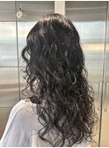 20代30代◎秋の透明感ロングプードルパーマ