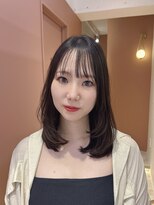 オー(eau)&nbsp;《レイヤーカット×ストレートパーマ》stylist 佐合梨花