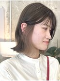 栄垢抜けインナーカラーボブ