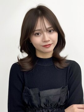 くびれレイヤー/顔まわりカット/レイヤーカット/小顔ヘア