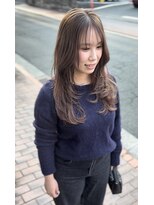 ティグルフォーヘア(TIGRE for hair)&nbsp;レイヤーカット/グレージュ/ワンカール