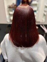 イオ 渋谷(io)&nbsp;レッドカラー/ブリーチなし/暖色カラー/艶カラー/高発色カラー