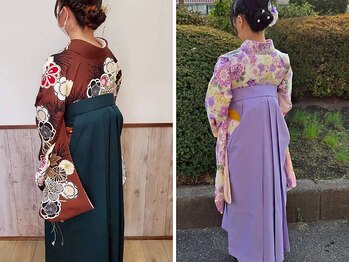 アトリエ ピュア(ATELIER Pure)の写真/武里で叶える晴れの日♪卒業式は着付けとヘアセットで特別な一日を演出！◎