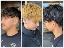 【メンズ特化技術】フェードからパーマまで。男性の「カッコいい」を追求する圧倒的なデザイン力