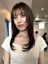 ユートゥイーズ 鎌倉(U too e's)&nbsp;《U鎌倉/髪質改善》ロングレイヤー顔周りレイヤーハッシュカット