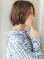 カバーヘアアンドスパ ブリス 浦和(COVER HAIR&SPA bliss) ブリーチなし小顔前下がりレイヤーショートボブX浦和20代30代