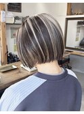 コントラストハイライト/本八幡/ケアブリーチ/デザインカラー