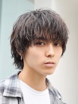 フィフス 大分(fifth)&nbsp;大分シャドウパーマメンズカットラウンドマッシュツーブロック