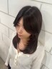 【小山田限定】似合わせカット+透明感カラー+フローディアTR¥11000
