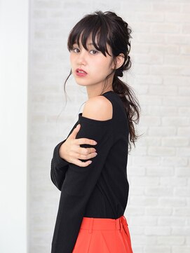 アース コアフュールボーテ 長野稲田店(EARTH coiffure beaute) お呼ばれロングアレンジ