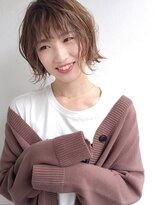 ヘアープレイス ヴィブ(hair place VIVE)&nbsp;外ハネボブ                      フリンジウェーブ