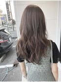 20代30代40代艶感ストレートアッシュグレージュ透明感ロング