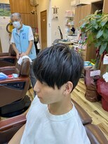 ヘアーサロン新華&nbsp;ストレート刈り上げマッシュ