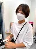 ショートボブ/ミニボブ/マッシュ/切りっぱなし/柏駅