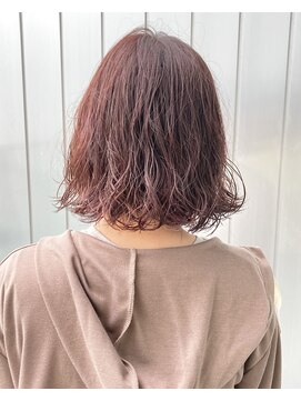 ジュリエッタ(giulietta) ボブ×パーマ×ピンクパープル