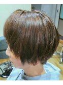 【レディース】丸みが◎大人女性ショート
