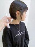 【松戸　ムラマツ】前髪大人ミニボブショートボブ前髪あり