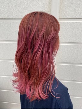 シャルム アロ(Charme Alo) ピンクベージュ　×　バレイヤージュカラー