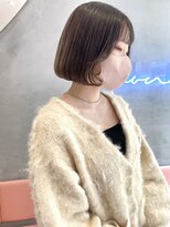 ロンドポレール 北千住(Lond polaire)&nbsp;丸みボブ×オリーブグレージュ