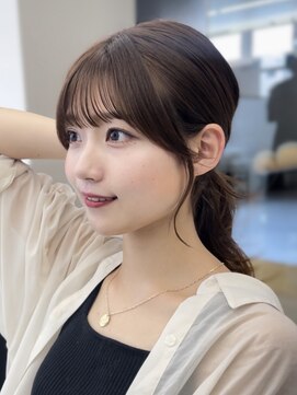 コア 銀座(COA) 結んでも可愛い顔周りカット