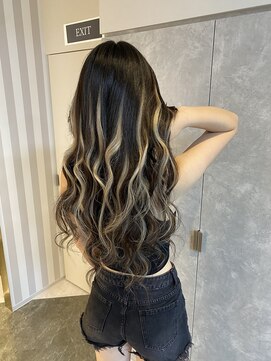 ガルボヘアー 名古屋栄店(garbo hair) #名古屋#栄#プルエクステ#ハイライト#ロングヘア#ギャル