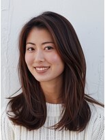 ルシードスタイル アウラ 松戸市五香(LUCIDO STYLE Aura)&nbsp;セミロングスタイル【松戸・五香・白髪染め・カラー・髪質改善】