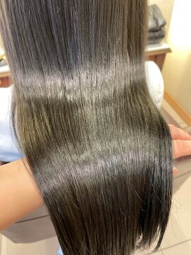 松本平太郎美容室 銀座本店 シルキーストレート×イノアカラー