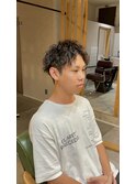 アップバングショートツイスパ