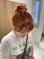 ラミエ バイ メルト 吉祥寺(lamie by melt)&nbsp;【小川】ピンクブラウン/きりっぱなし/エアリーロング