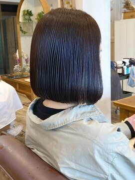 ミルティ(Myrtille) ミルティ☆切りっぱなしボブ×ダークグレージュ