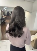 アッシュグレージュ 透明感冬ヘア  地毛風ヘア 色持ち