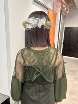 シティ 薬院(SITY.) ボブ　お呼ばれヘア　ヘアアレンジ　薬院今泉