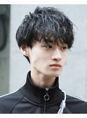 ◎メンズ マッシュ ニュアンスパーマ 束感 メンズカット