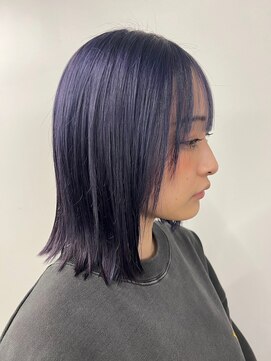 アルメリア 池袋(Arumeria) ブルーバイオレットボブショートミディアム10代20代